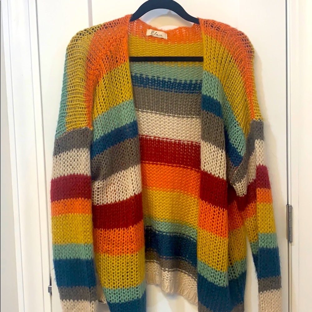 Rainbow Cardigan- no pockets